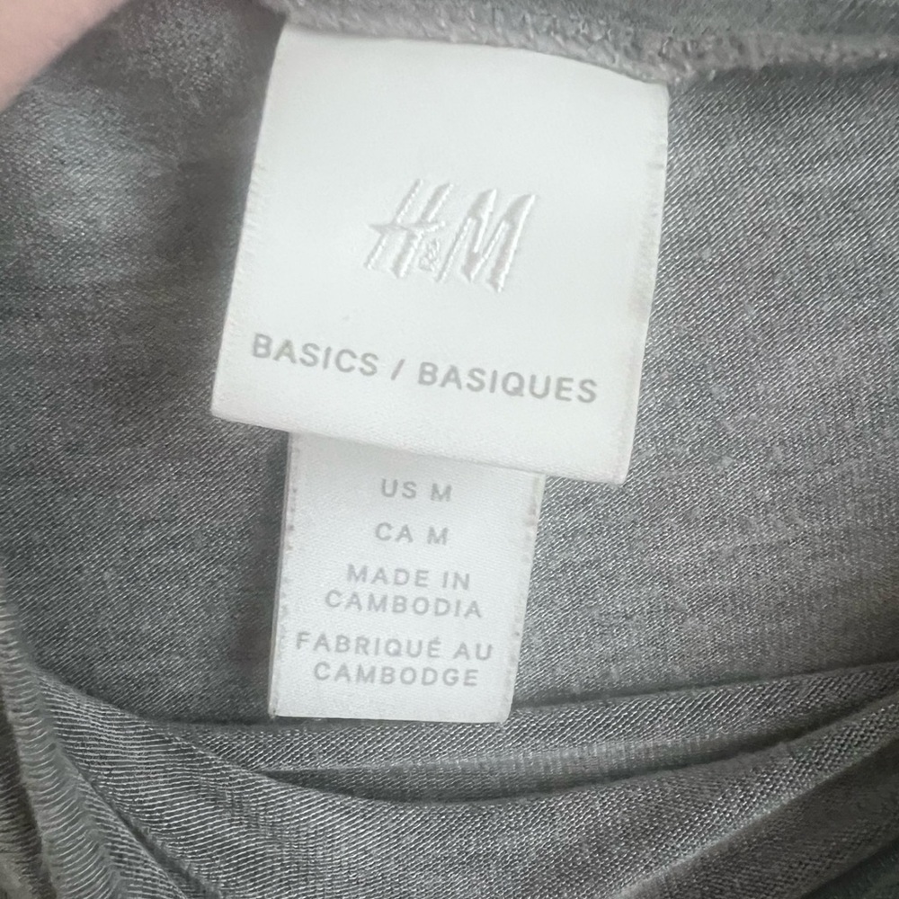 H&M Charcoal Long Sleeve Shirt - Picture 4 of 6